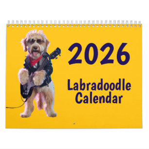 Calendário de Labradoodle