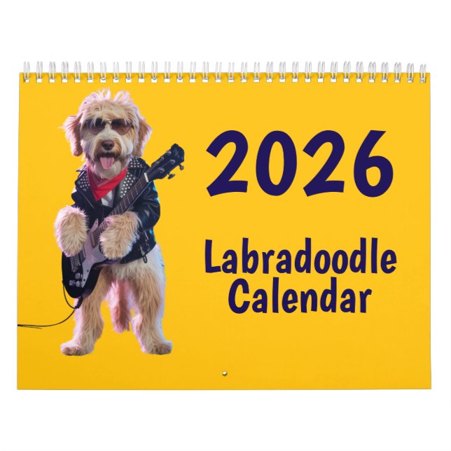 Calendário de Labradoodle (Capa)