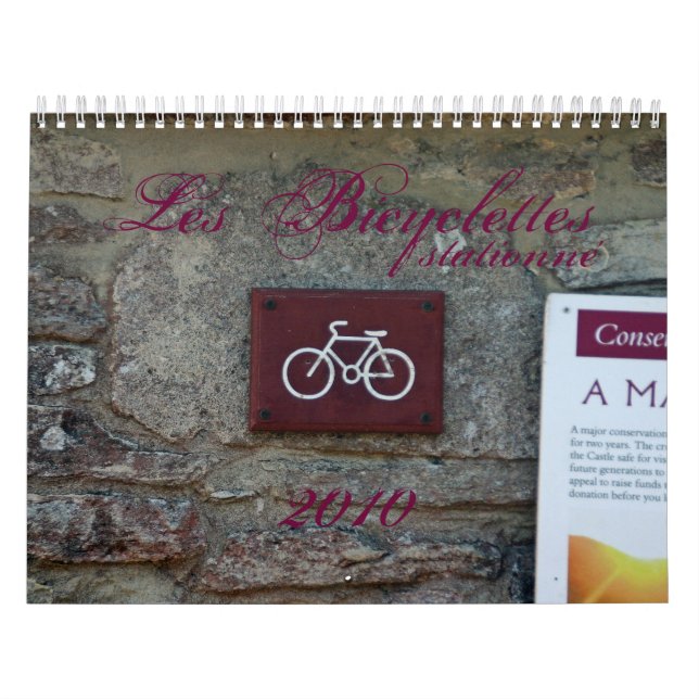 Calendário de Les Bicyclettes 2010 (Capa)