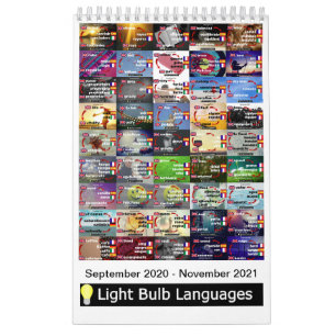 Calendário de links de idiomas (setembro de 2020 -