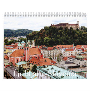 Calendário de Liubliana-Eslovênia