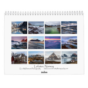 Calendário de Lofoten Noruega