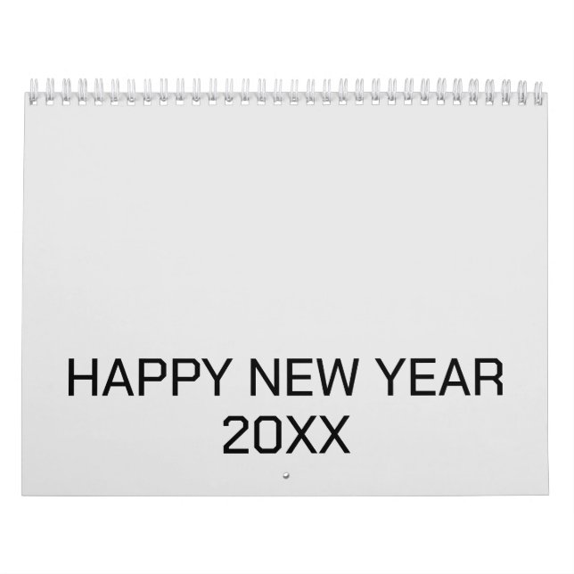 Calendário de Logo de Texto personalizado Novo (Capa)