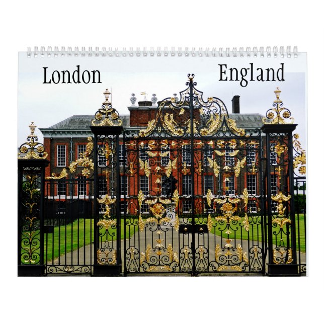 CALENDÁRIO DE LONDON ENGLAND (Capa)