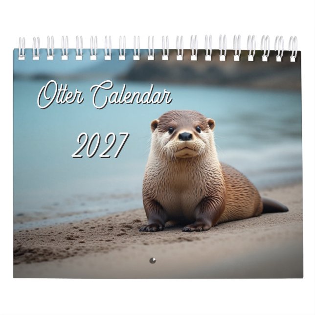 Calendário de Lontras 2027 (Capa)