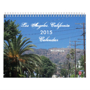 Calendário de Los Angeles, Califórnia 2015
