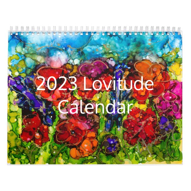 Calendário de Lovitude 2023 por Anne Pryor (Capa)