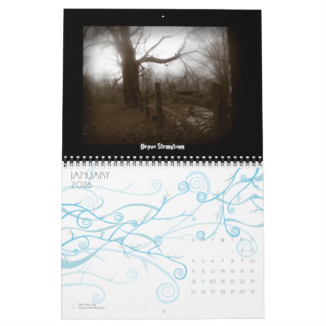 Calendário de Lugares Abandonados 2010 (Jan 2026)