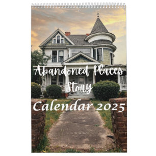 Calendário de Lugares Abandonados 2025 - Lugares E
