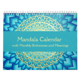 Calendário de Mandala com Bichos de Nascimento Men