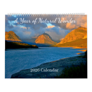Calendário de Maravilhas Naturais de 2026