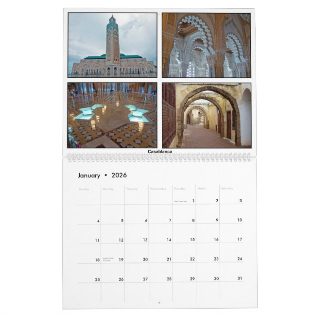 Calendário de Marrocos (Jan 2026)