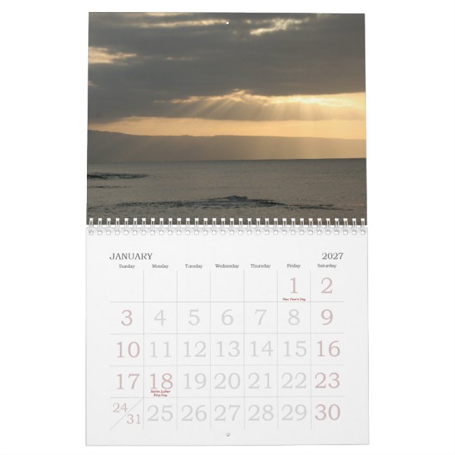 Calendário de Maui!! (Jan 2027)