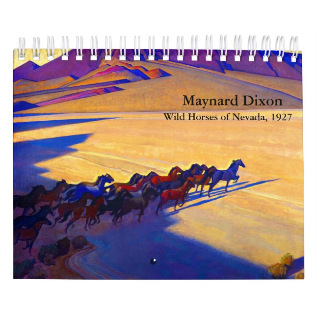 Calendário de Maynard Dixon (Capa)