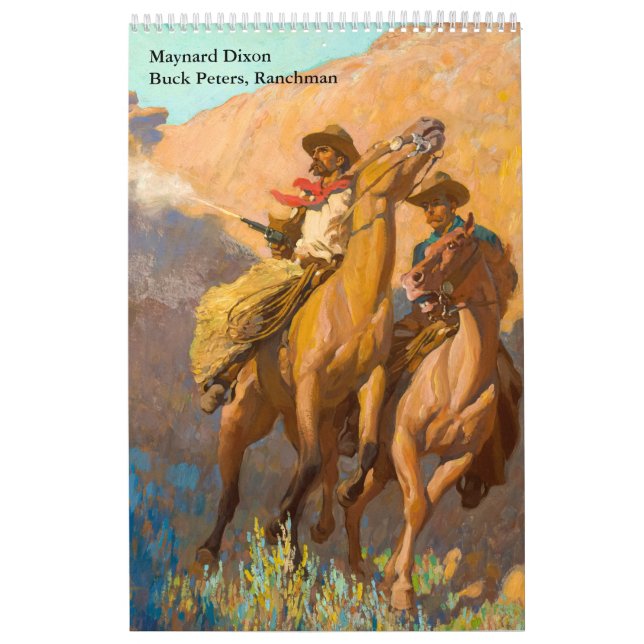 Calendário de Maynard Dixon (Capa)