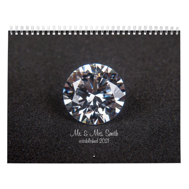 Calendário de Memórias de Casamento (Capa)