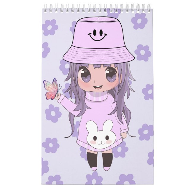 calendário de menina de anime (Capa)