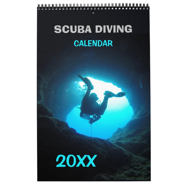 Calendário de Mergulho com Câmera Subaquática 2027 (Capa)