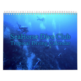 Calendário de Mergulho Tropical do SeaHorse Dive C
