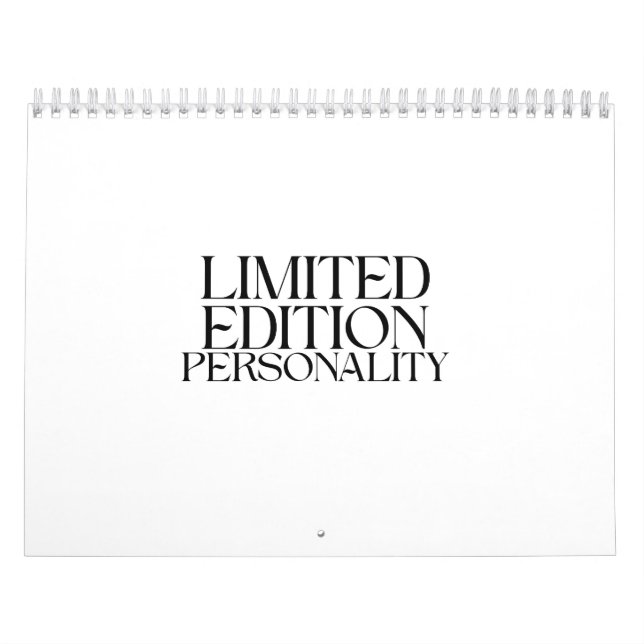 Calendário de Mesa Personalidade Edição Limitada M (Capa)