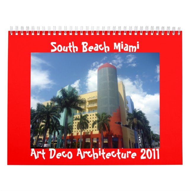 calendário de miami 2011 do art deco (Capa)