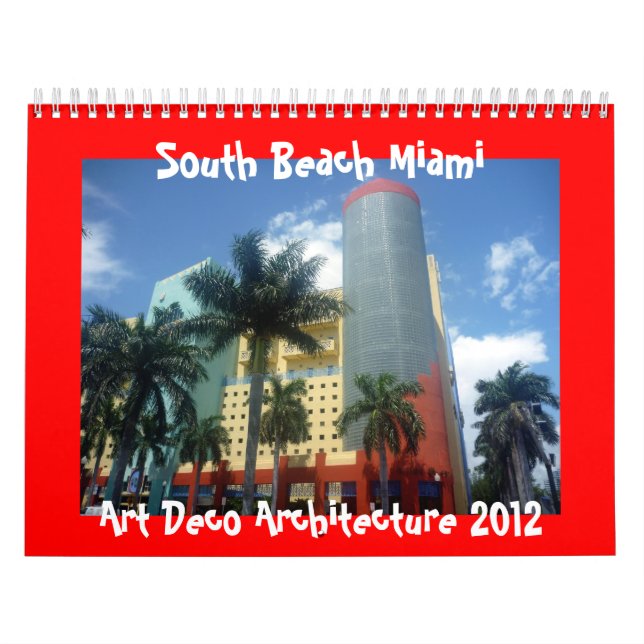 calendário de miami 2012 do art deco (Capa)