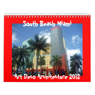 calendário de miami 2012 do art deco