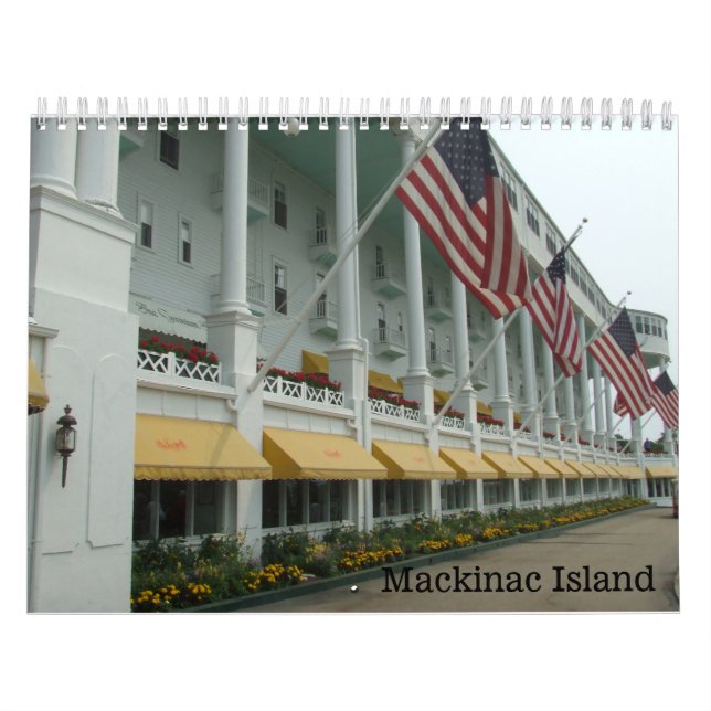 Calendário de Michigan da ilha de Mackinac (Capa)