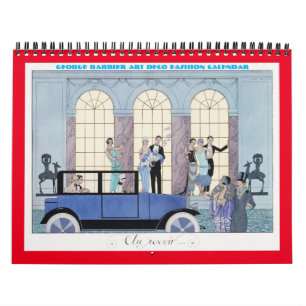 Calendário de Moda Art Déco de George Barbier
