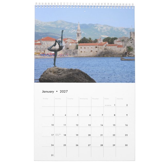 Calendário de Montenegro 2012 (Jan 2027)