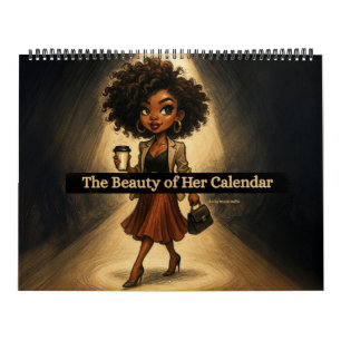 Calendário de Mulher Negra Grande 2026