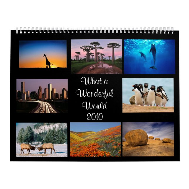 Calendário de mundo maravilhoso (Capa)