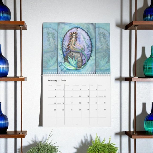 Calendário de Muro da Sereia por Molly Harrison (Criador carregado)