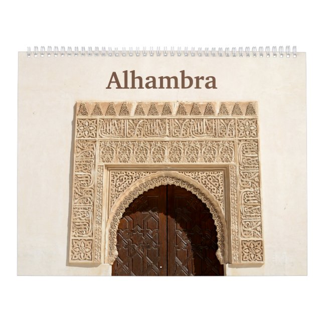Calendário de Muro de Alhambra & Generalife de 12  (Capa)