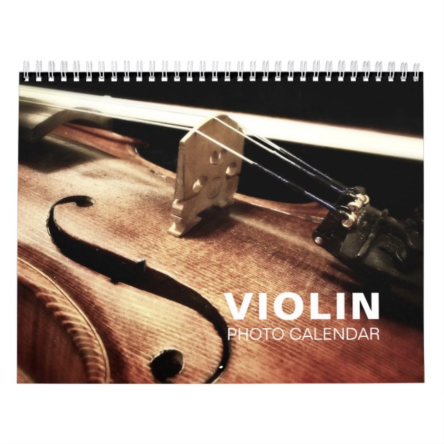 Calendário de Muro de Fotos Violin (Capa)
