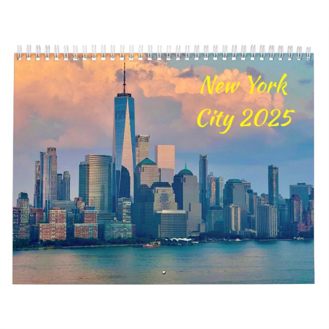Calendário de Muro de Nova Iorque para 2025 (Capa)