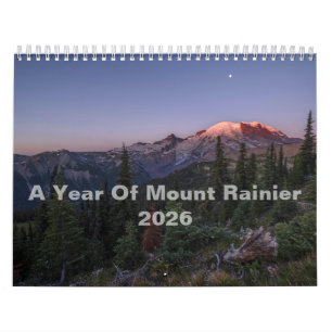 Calendário De Muro Do Monte Rainier 2026