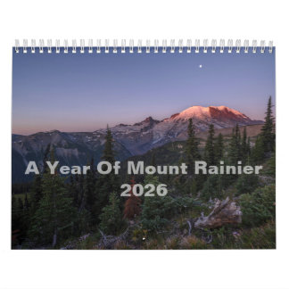 Calendário De Muro Do Monte Rainier 2026