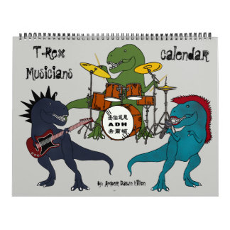 Calendário de Músicos T-Rex