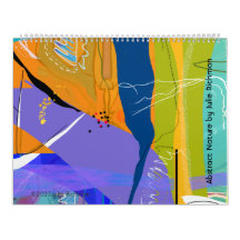 Calendário de Natureza de abstrato