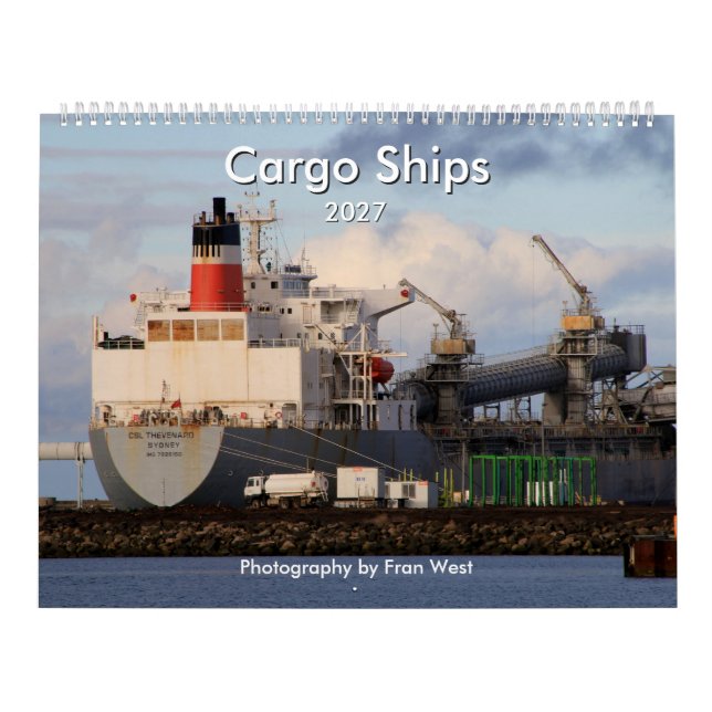 Calendário de Navios de Carga 2027 (Capa)