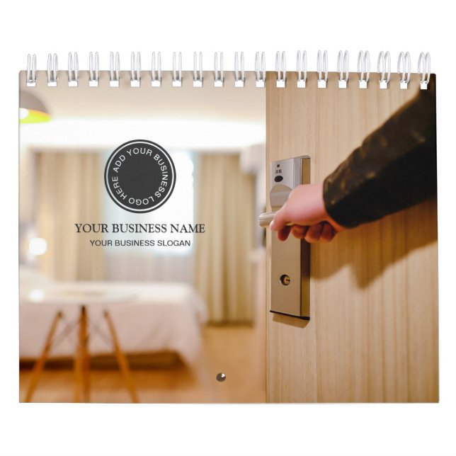 Calendário de Negócios do Hotel e da Recepção de c (Capa)