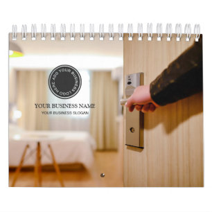 Calendário de Negócios do Hotel e Recepção de 