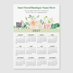 Calendário de Negócios Floral Boutique 2027