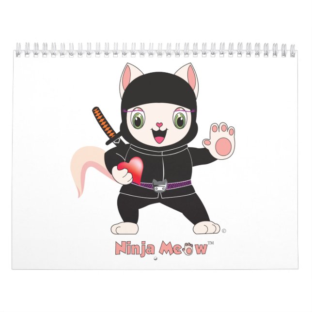 Calendário de Ninja MEOW™ (Capa)
