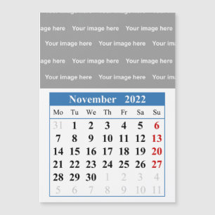 Calendário de novembro de 2022
