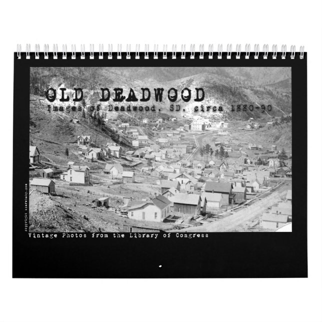Calendário de Old Deadwood, Dakotas (Capa)