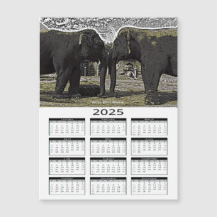 Calendário de Olhos Elefantes 2025