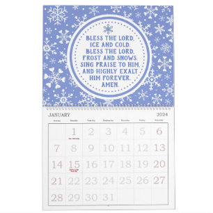 Calendário de Orações 2024