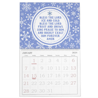 Calendário de Orações 2024